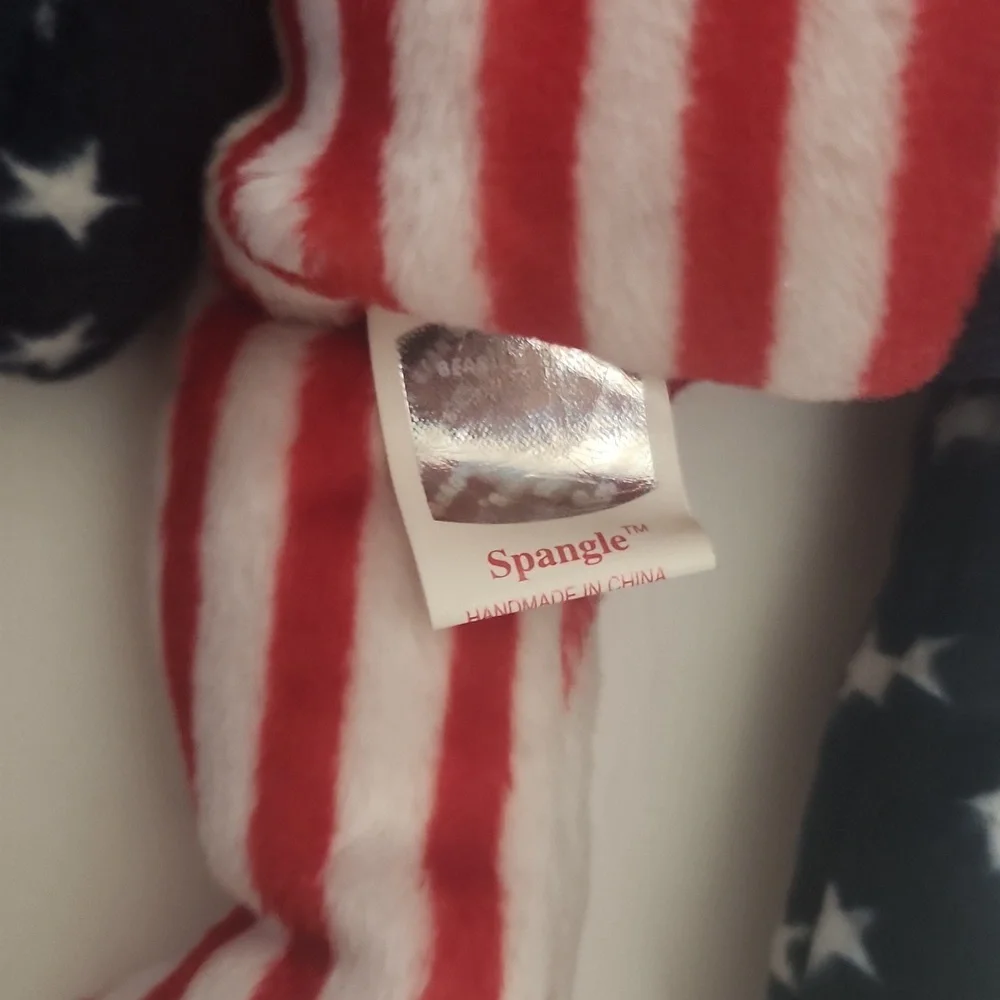 Ty Beanie Babies Liberty And Spangle Red White And Blue Patriotic Bears